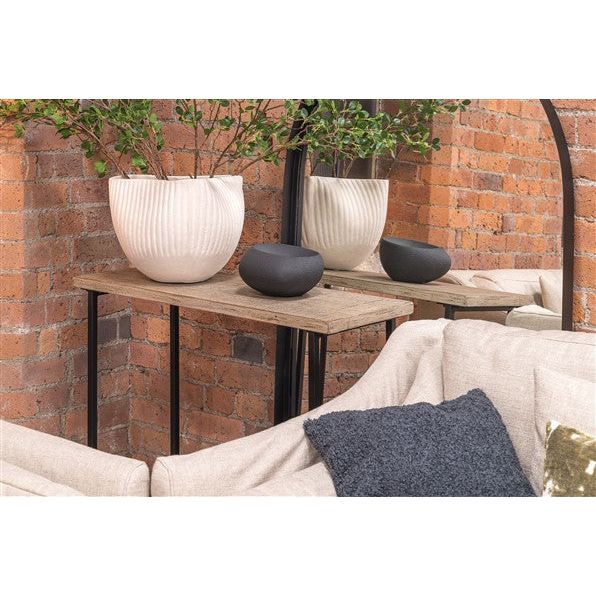 Dim Gray Beam Track Reclaimed Pine Console/Hall Table - BTT20- Free Delivery