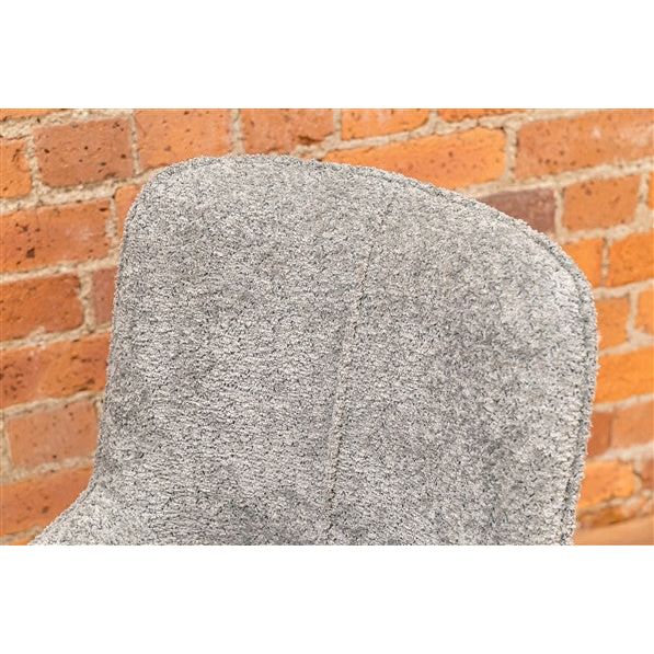 Rosy Brown Beam Track Dining Chair BOUCLE GREY - FW740GRE- Free Delivery