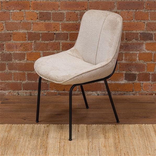 Sienna Beam Track Dining Chair Oyster - FW741OYS- Free Delivery