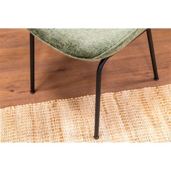 Rosy Brown Beam Track Dining Chair Sage Green - FW741SAG- Free Delivery