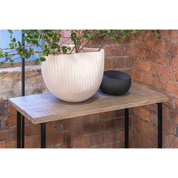 Dim Gray Beam Track Reclaimed Pine Console/Hall Table - BTT20- Free Delivery