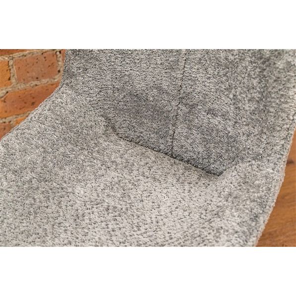 Rosy Brown Beam Track Dining Chair BOUCLE GREY - FW740GRE- Free Delivery