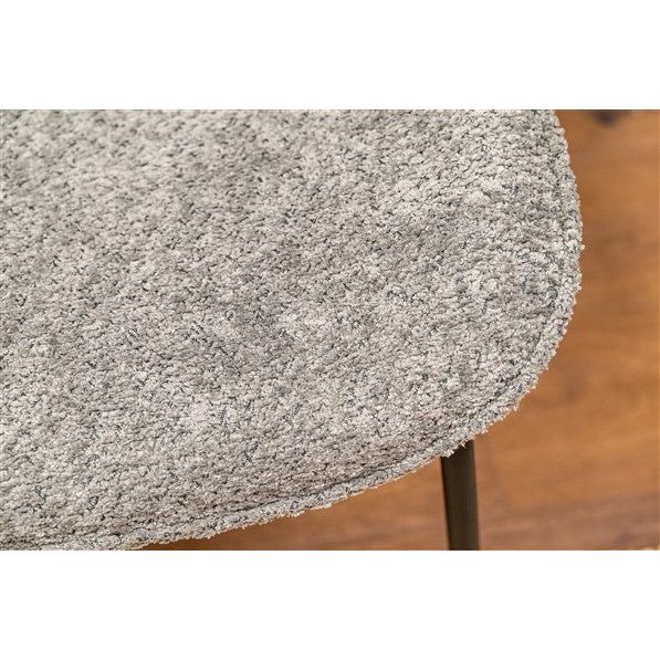 Rosy Brown Beam Track Dining Chair BOUCLE GREY - FW740GRE- Free Delivery