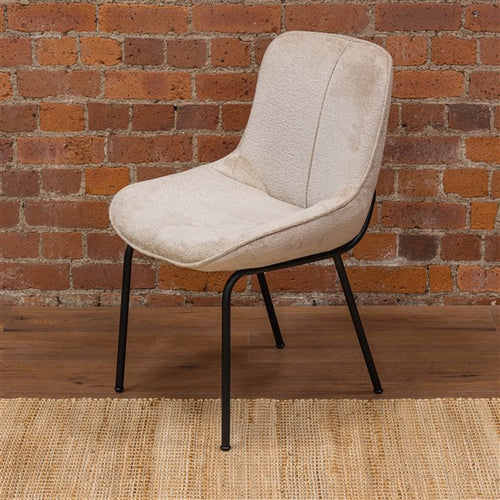 Sienna Beam Track Dining Chair Oyster - FW741OYS- Free Delivery