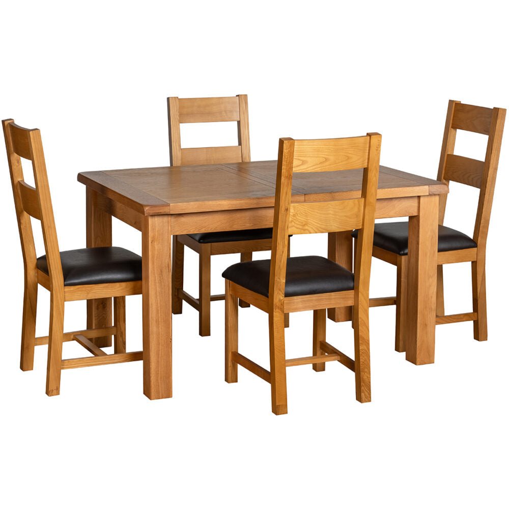 Sienna Avondale Curve Oak Ladder Back Dining Chair  - SOM098