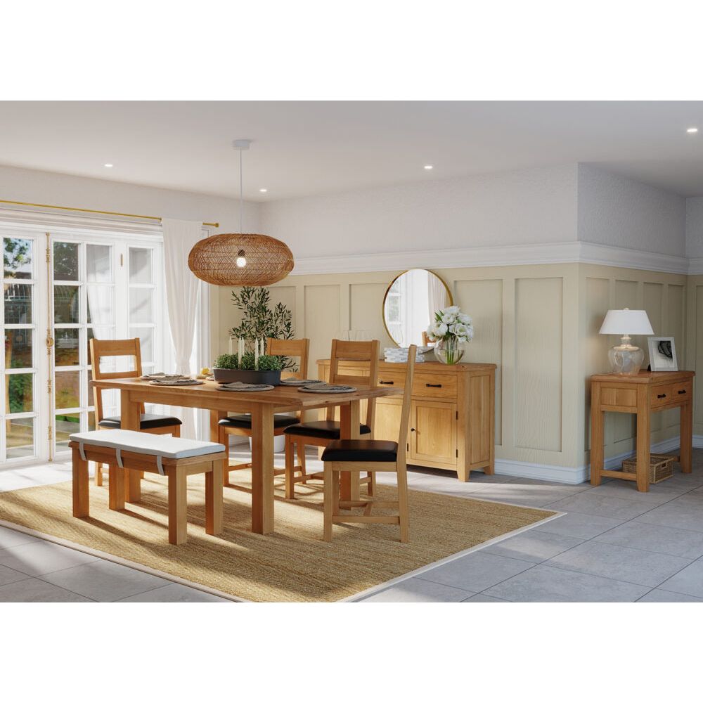 Dark Gray Avondale Curve Oak Ladder Back Dining Chair  - SOM098