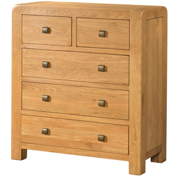 Dark Khaki Avondale Oak Curve 2 over 3 Chest - DAV029