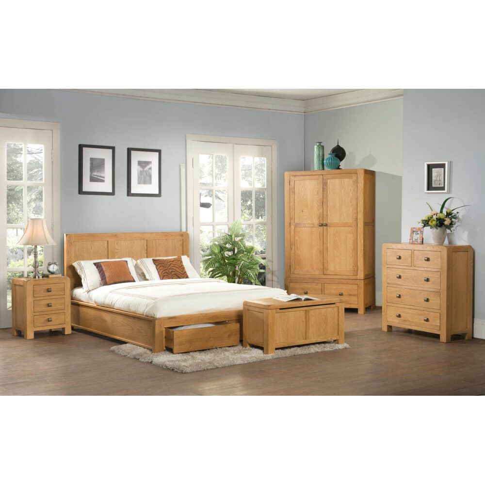 Rosy Brown Avondale Oak Curve 2 over 3 Chest - DAV029