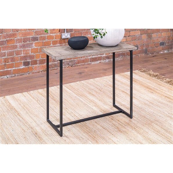 Light Gray Beam Track Reclaimed Pine Console/Hall Table - BTT20-