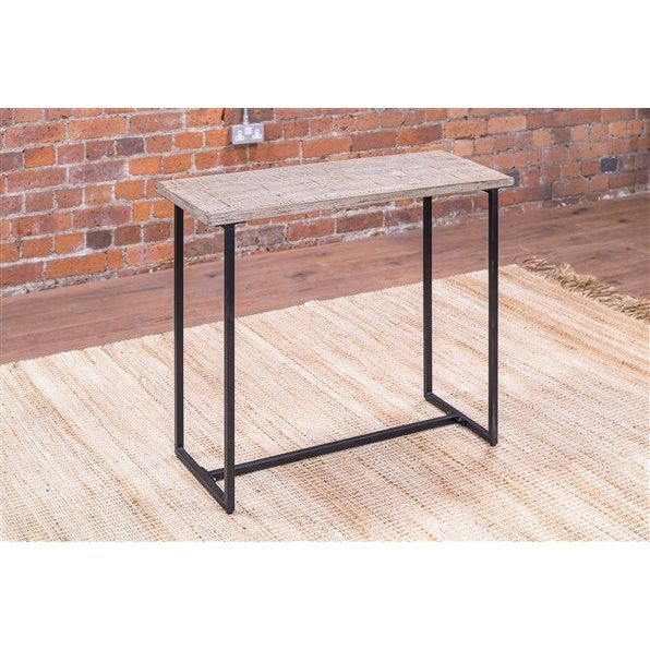 Light Gray Beam Track Reclaimed Pine Console/Hall Table - BTT20-