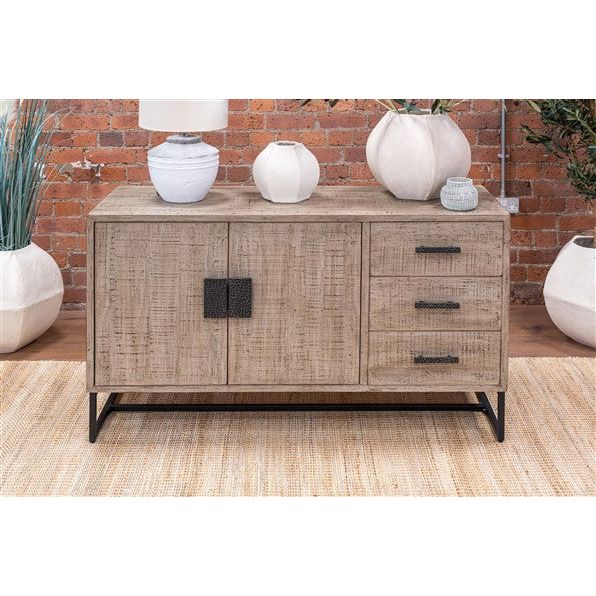 Rosy Brown Beam Track Reclaimed Pine Large Sideboard - BTS45