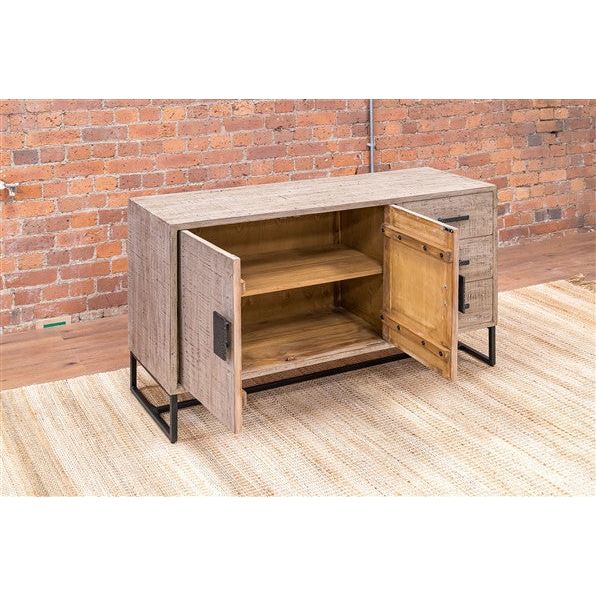 Tan Beam Track Reclaimed Pine Large Sideboard - BTS45