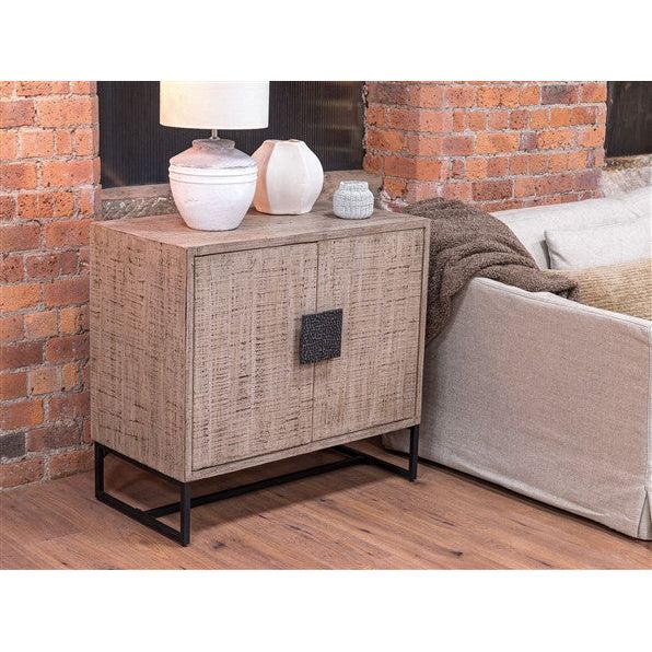 Rosy Brown Beam Track Reclaimed Pine Small Sideboard - BTS15