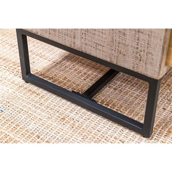 Rosy Brown Beam Track Reclaimed Pine TV/Media Unit - BTS45