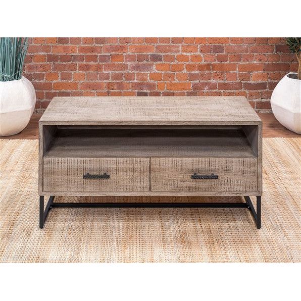 Rosy Brown Beam Track Reclaimed Pine TV/Media Unit - BTS45