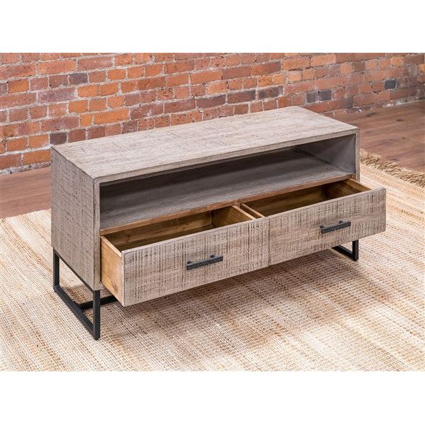 Rosy Brown Beam Track Reclaimed Pine TV/Media Unit - BTS45