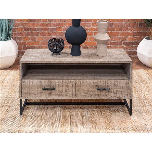 Rosy Brown Beam Track Reclaimed Pine TV/Media Unit - BTS45