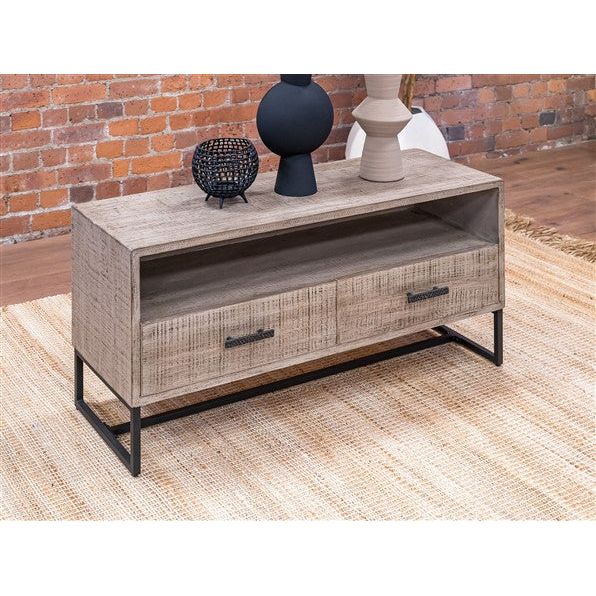 Rosy Brown Beam Track Reclaimed Pine TV/Media Unit - BTS45