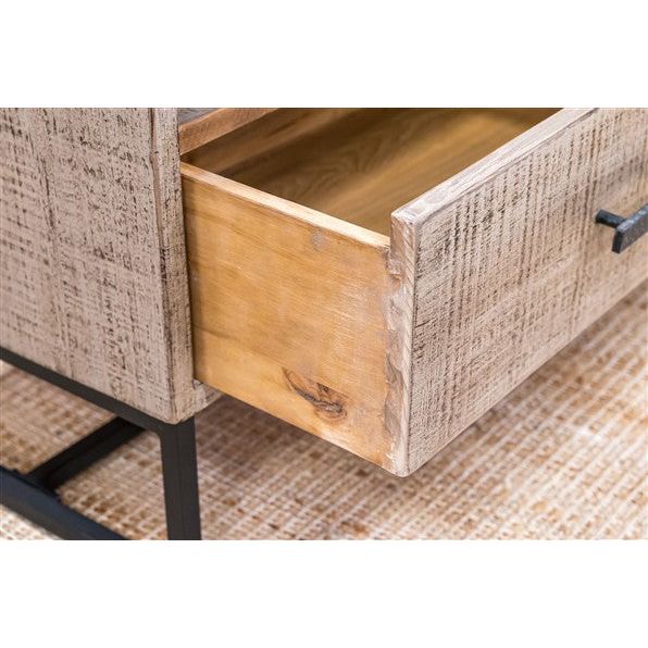 Rosy Brown Beam Track Reclaimed Pine TV/Media Unit - BTS45