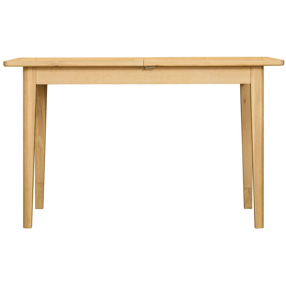 Tan Brighten Pale Oak Extending Dining Table 125cm-165cm - BER093