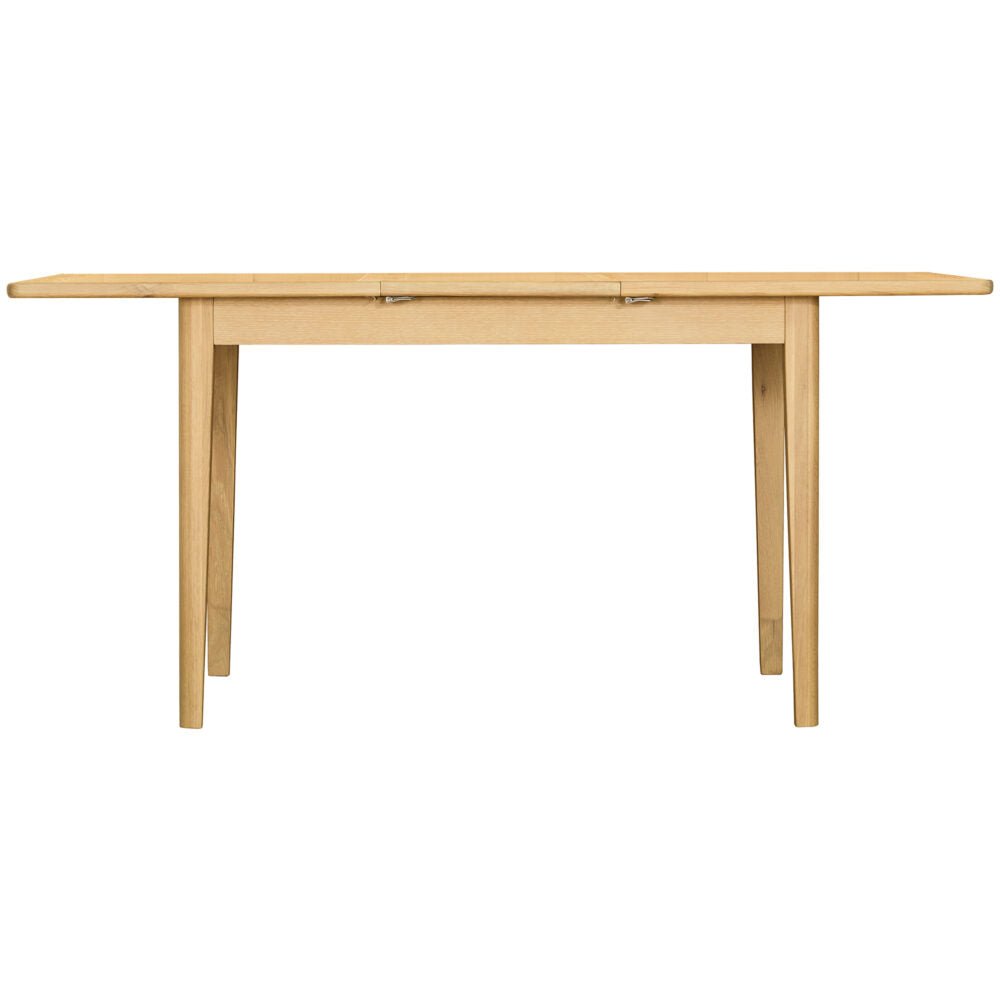 Tan Brighten Pale Oak Extending Dining Table 125cm-165cm - BER093