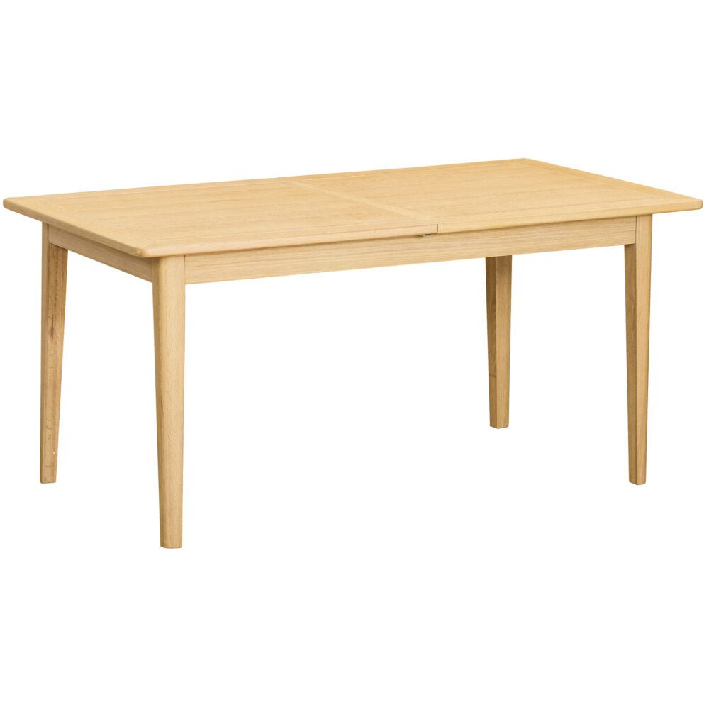 Tan Brighten Pale Oak Extending Dining Table 160cm-200cm - BER094