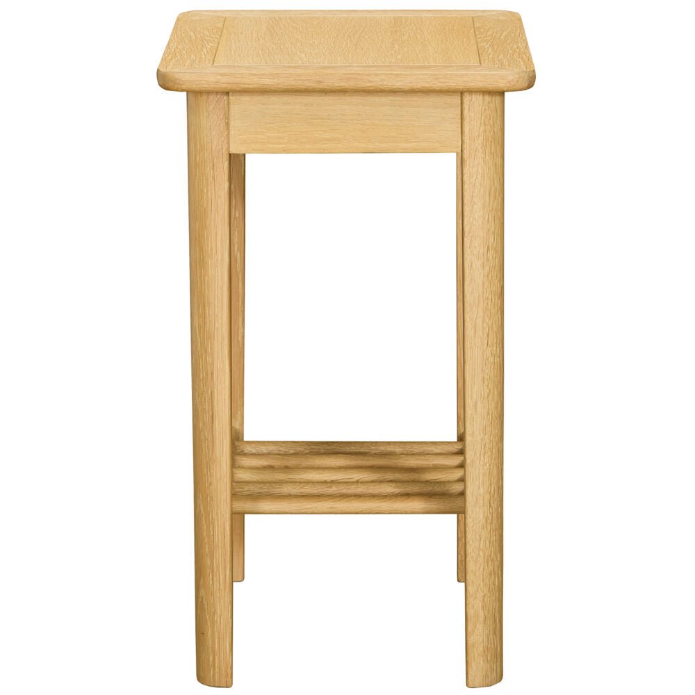 Dark Khaki Brighten Pale Oak Lamp / Side Table - BER077