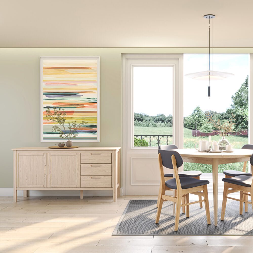 Gray Brighten Pale Oak UPHOLSTERED DINING CHAIR – DARK GREY PAD - BER107D