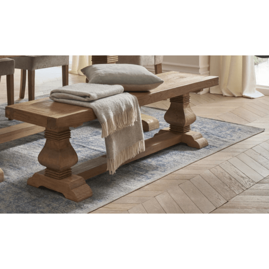 Rosy Brown Château Belle Bench Seat Reclaimed Elm - CBS05
