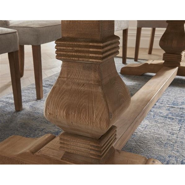 Dark Olive Green Château Belle Dining Table Reclaimed Elm - CBT08