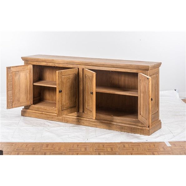 Light Gray Château Belle Large Sideboard Reclaimed Elm - CBS45