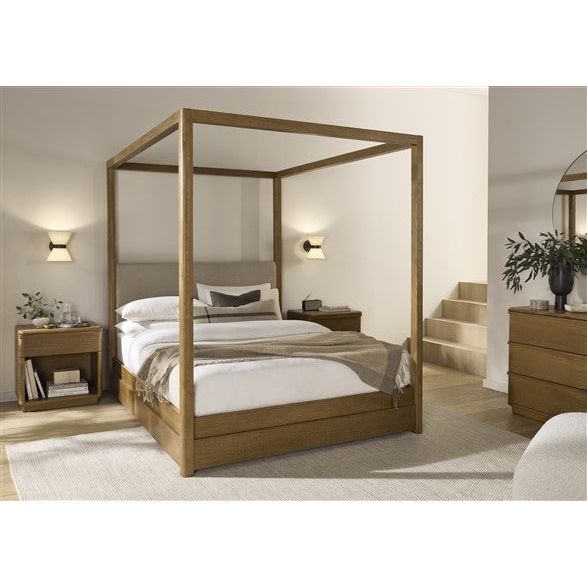 Country Delight Oak 5' 4 Poster Bed CDH85 - 247 Furniture