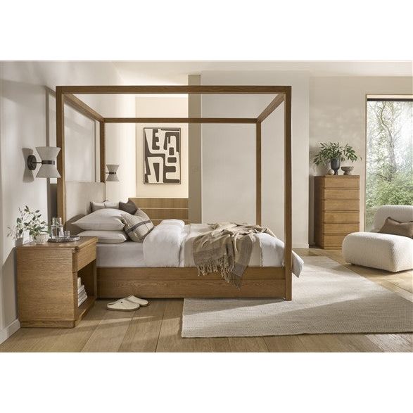 Country Delight Oak 5' 4 Poster Bed CDH85 - 247 Furniture