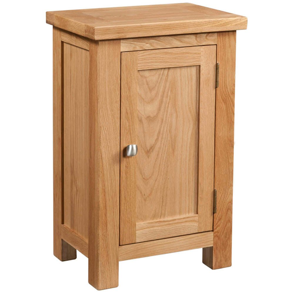 Dapper Natural Oak 1 Door Cabinet - DOR066 - 247 Furniture