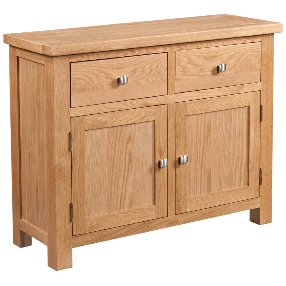 Dapper Natural Oak - 2 Door, 2 Drawer Sideboard - DOR051 - 247 Furniture