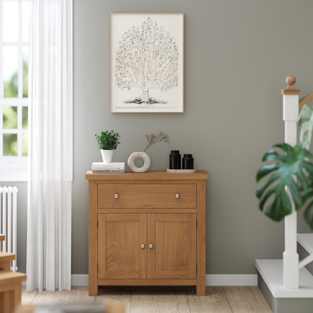 Dapper Natural Oak - Small Sideboard - DOR050 - 247 Furniture
