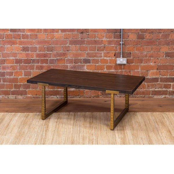 Sienna Divine Coffee Table Reclaimed Pine & Painted Iron - DVT18