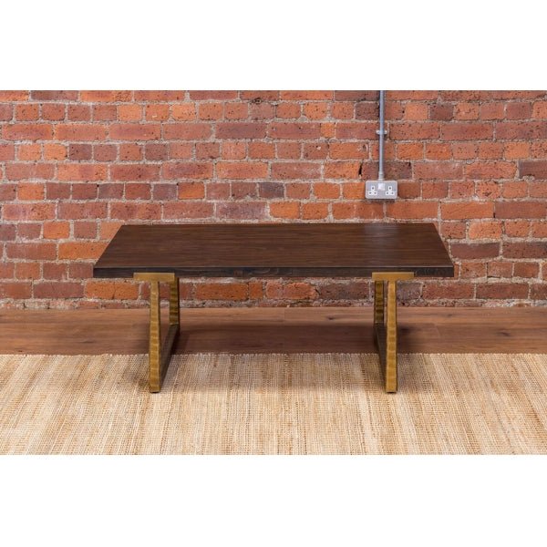 Sienna Divine Coffee Table Reclaimed Pine & Painted Iron - DVT18