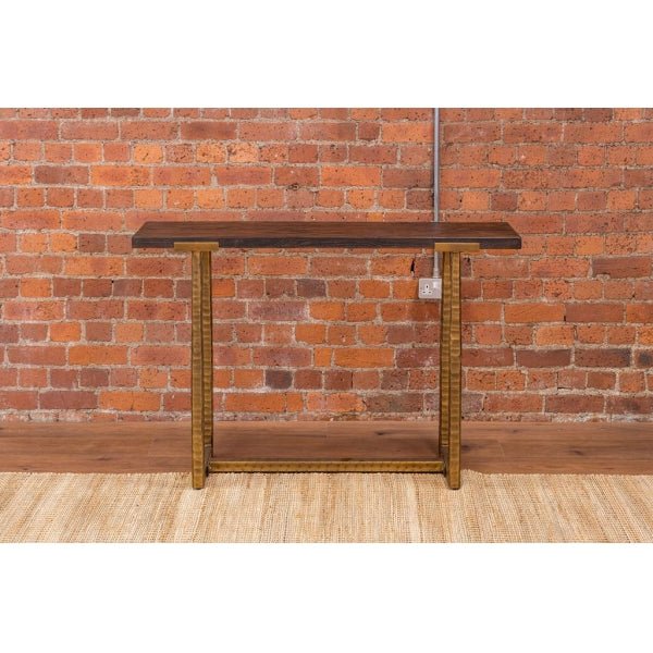 Sienna Divine Console/Hall Table Reclaimed Pine & Painted Iron - DVT20