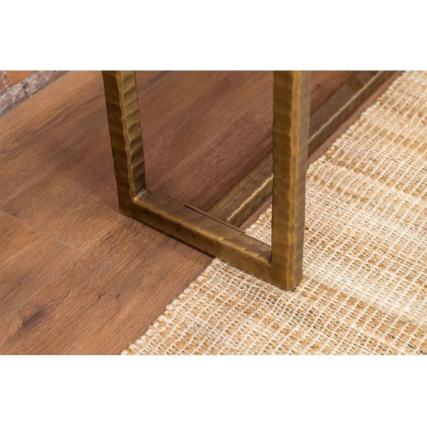 Sienna Divine Console/Hall Table Reclaimed Pine & Painted Iron - DVT20