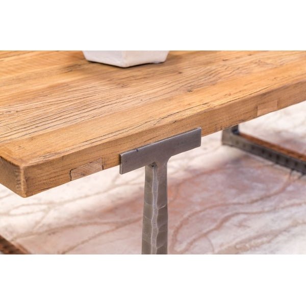Tan Evita Coffee Table Reclaimed Elm - EVT18