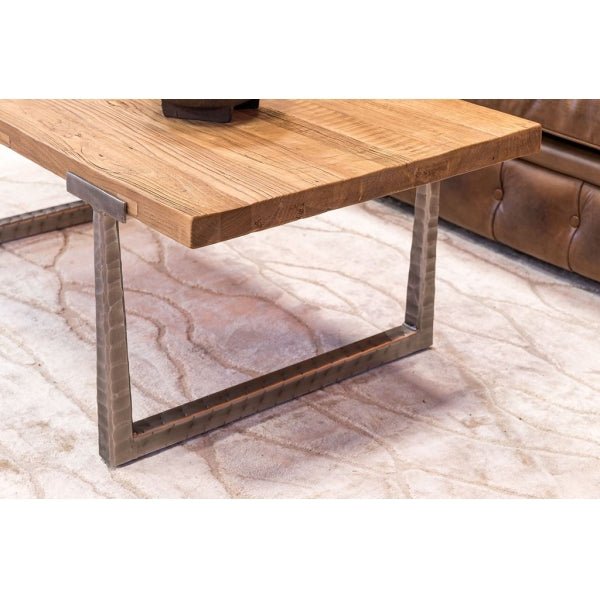 Light Gray Evita Coffee Table Reclaimed Elm - EVT18