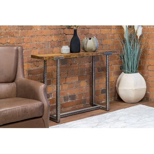 Dim Gray Evita Console/Hall Table Reclaimed Elm - EVT20