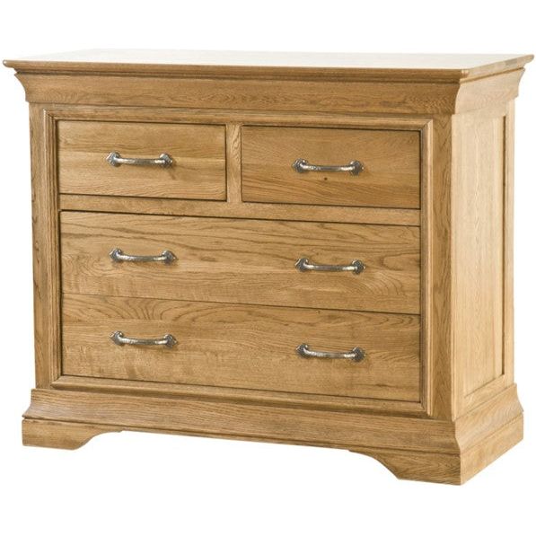 Dark Khaki French Retreat 2+2 Chest - Oak - FRC4