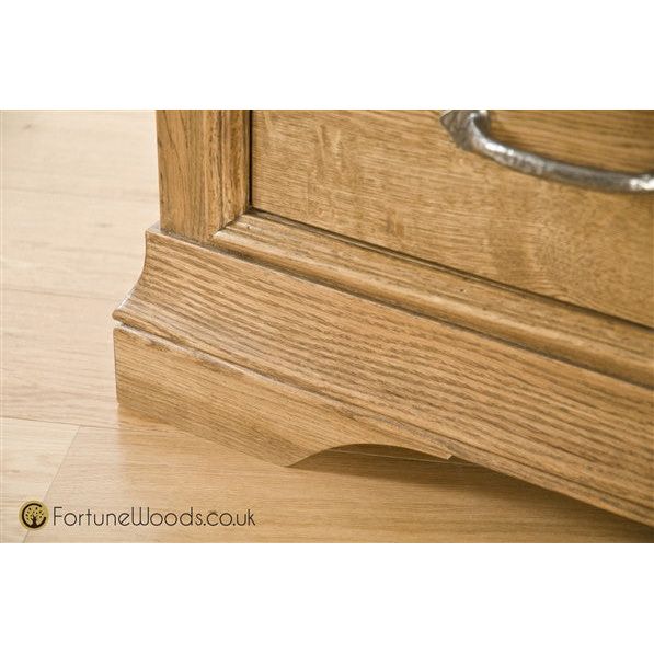 Dark Khaki French Retreat 2+2 Chest - Oak - FRC4