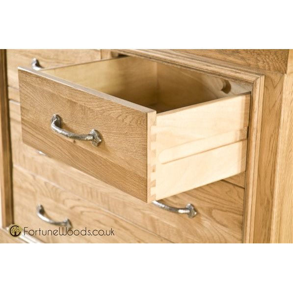 Tan French Retreat 2+2 Chest - Oak - FRC4