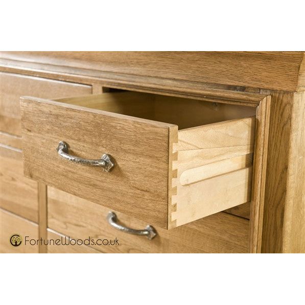 Dark Khaki French Retreat 3 over 4 Chest - Oak - FRC7