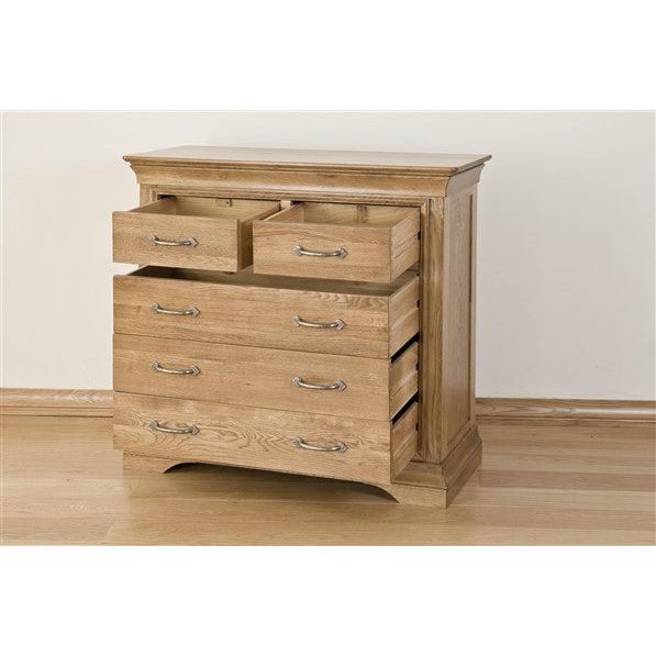 Rosy Brown French Retreat 3+2 Chest - Oak - FRC5