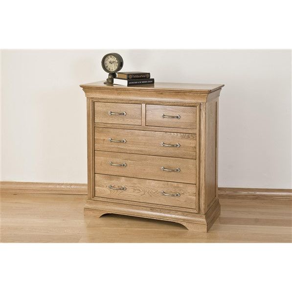 Rosy Brown French Retreat 3+2 Chest - Oak - FRC5