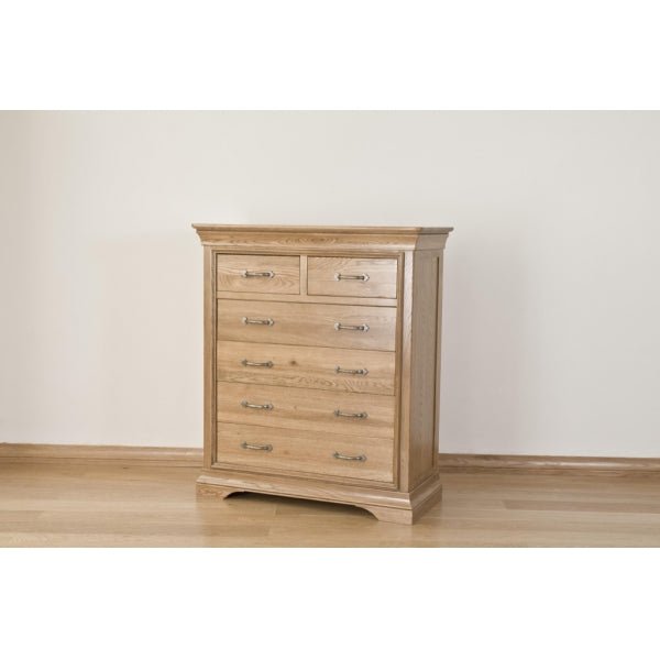 Gray French Retreat 4+2 Chest - Oak - FRC6